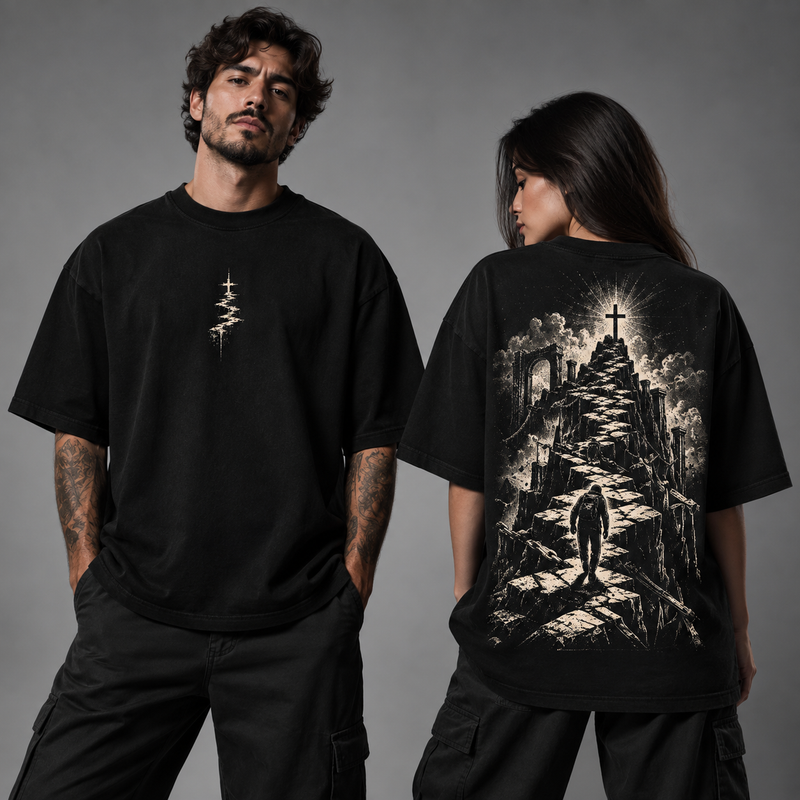Camiseta Oversized Caminho da Cruz