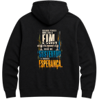 Moletom Hoodie Luz — Hoodie Essential unissex, estampa frente e/ou costas, visual 4 de 6
