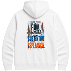 Moletom Hoodie Luz — Hoodie Essential unissex, estampa frente e/ou costas, visual 2 de 6