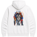 Moletom Hoodie Presença — Hoodie Essential unissex, estampa frente e/ou costas, visual 2 de 6