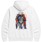 Moletom Hoodie Presença — Hoodie Essential unissex, estampa frente e/ou costas, visual 2 de 6