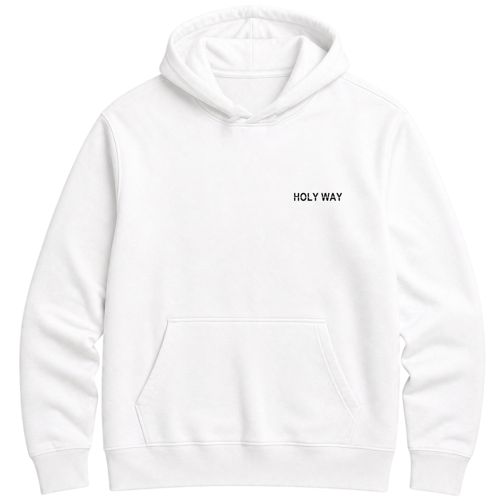 Moletom Hoodie HOLY WAY — Essencial — Hoodie Essential unissex, estampa frente e/ou costas, visual 1 de 6