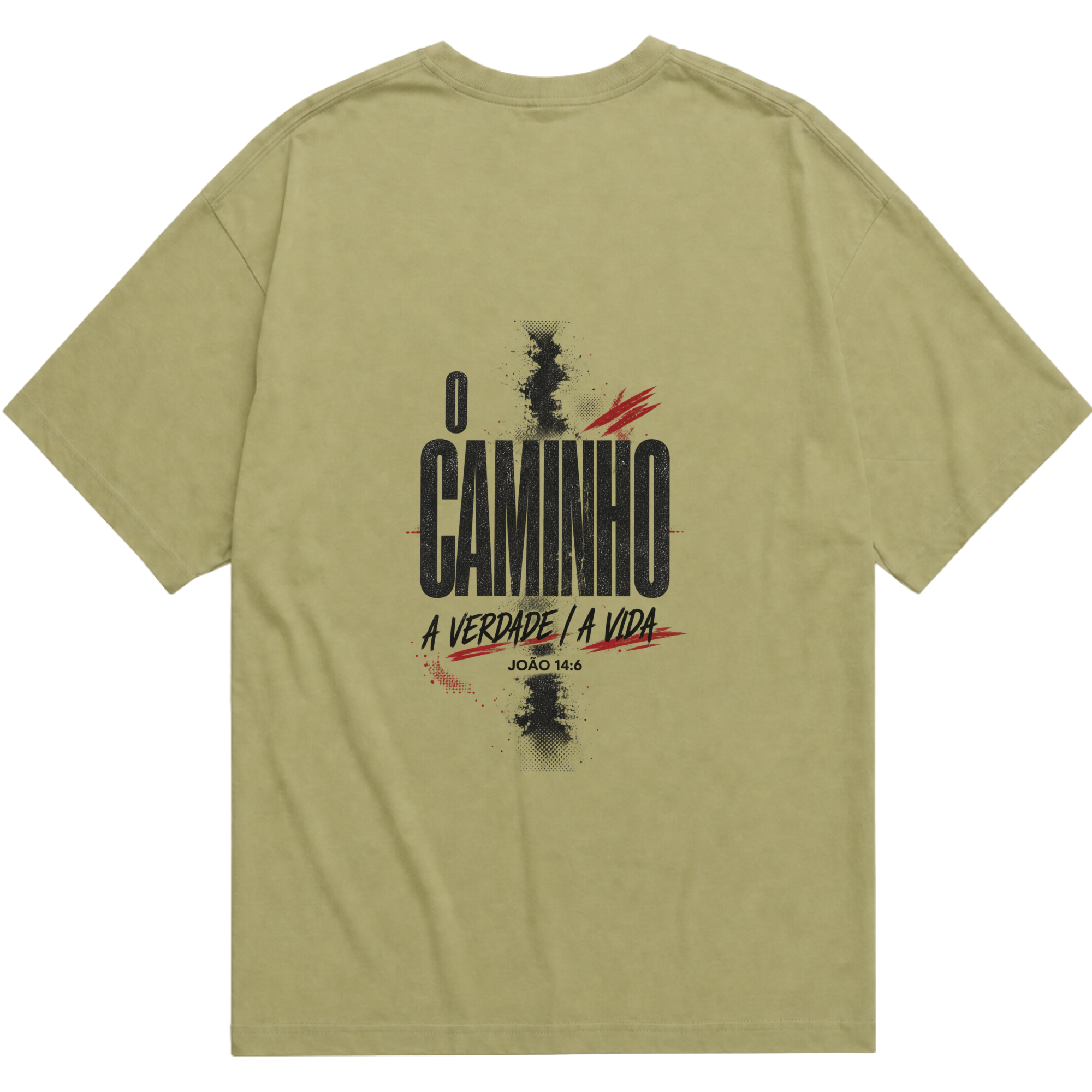 Camiseta Oversized O Caminho, a Verdade, a Vida