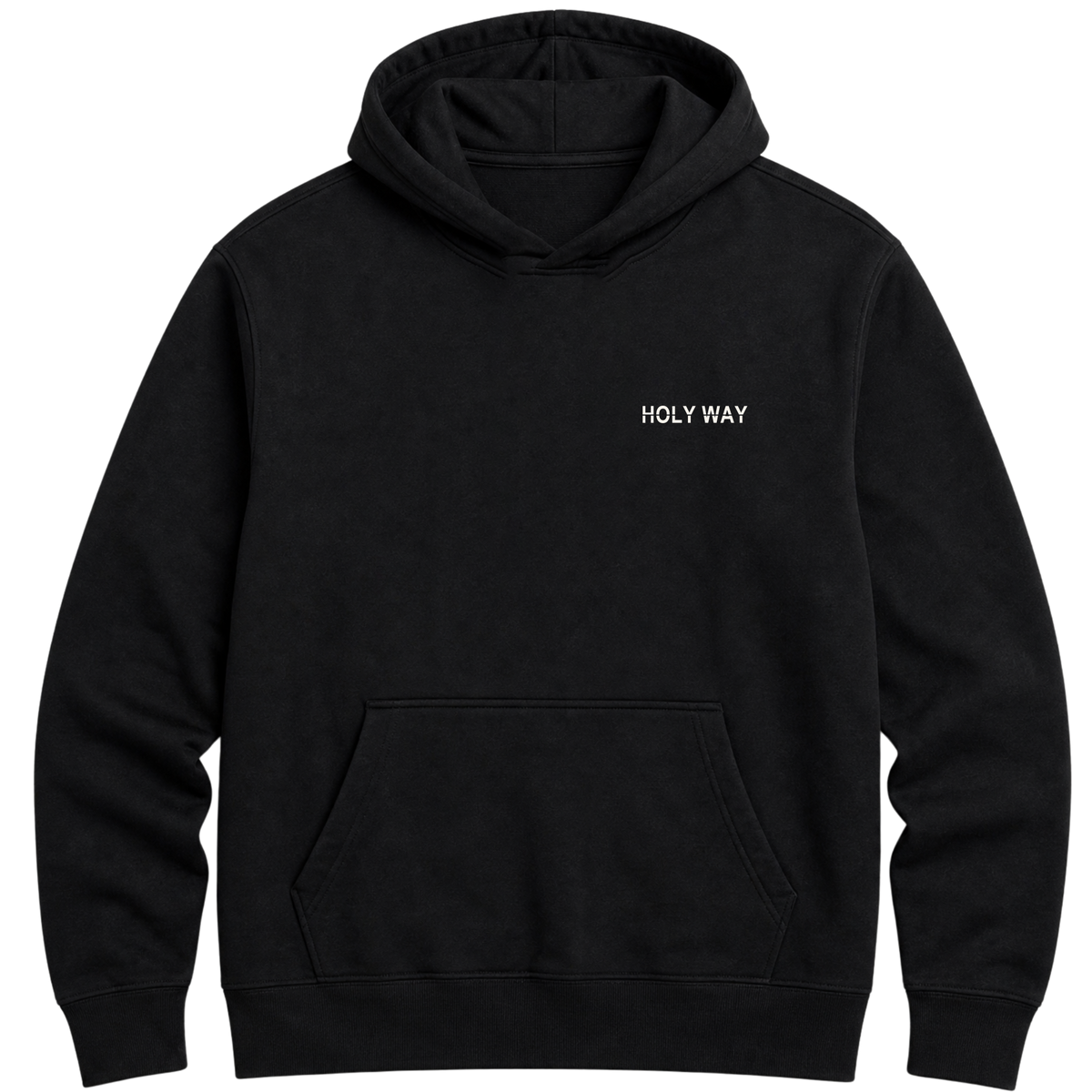 Moletom Hoodie Luz — Hoodie Essential unissex, estampa frente e/ou costas, visual 3 de 6