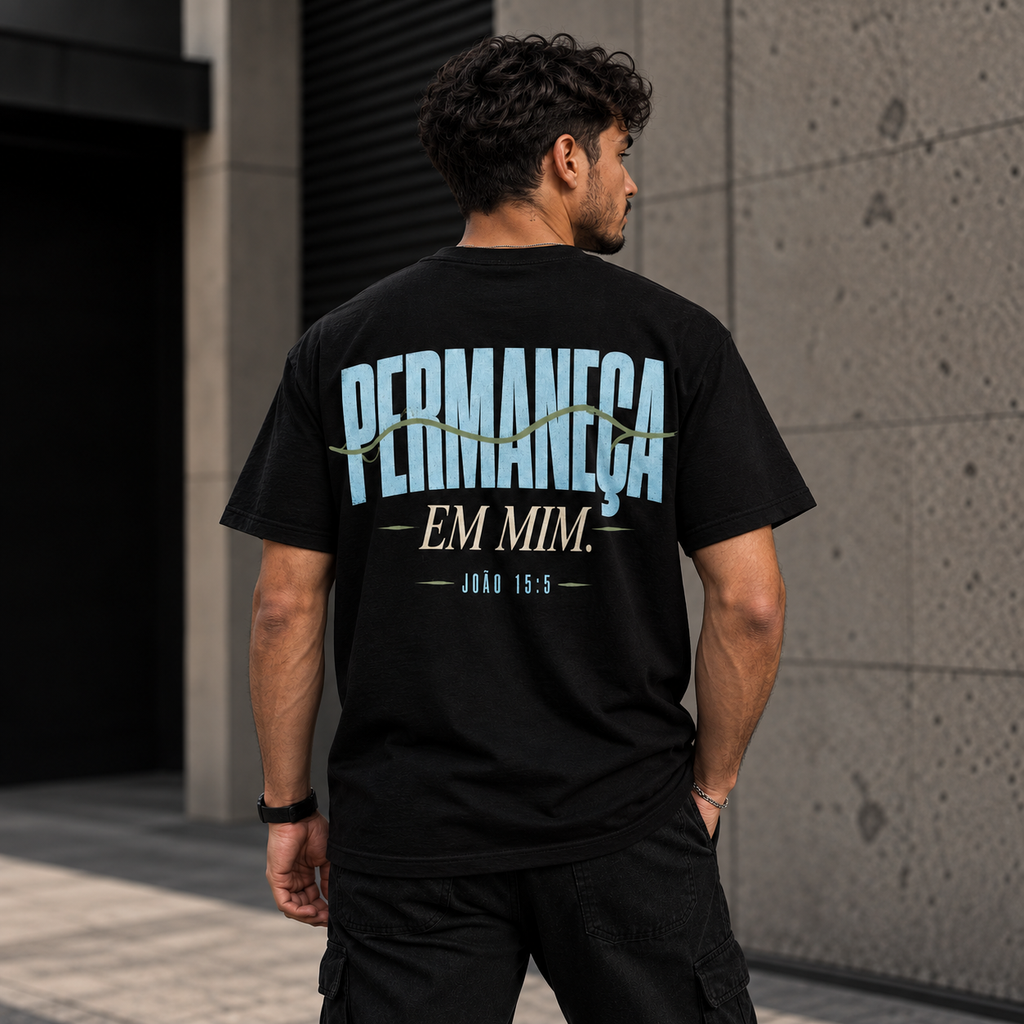 Camiseta Regular Eu Sou a Videira — João 15:5 — Regular Essential unissex, visual 1 de 5