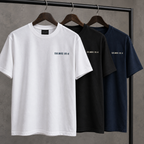 Camiseta Regular Sob Suas Asas — Salmos 91:4 — Regular Essential unissex, visual 4 de 5