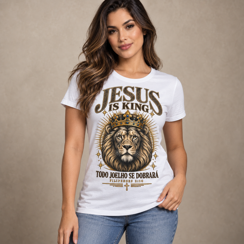 Baby Look Jesus Is King — Filipenses 2:10