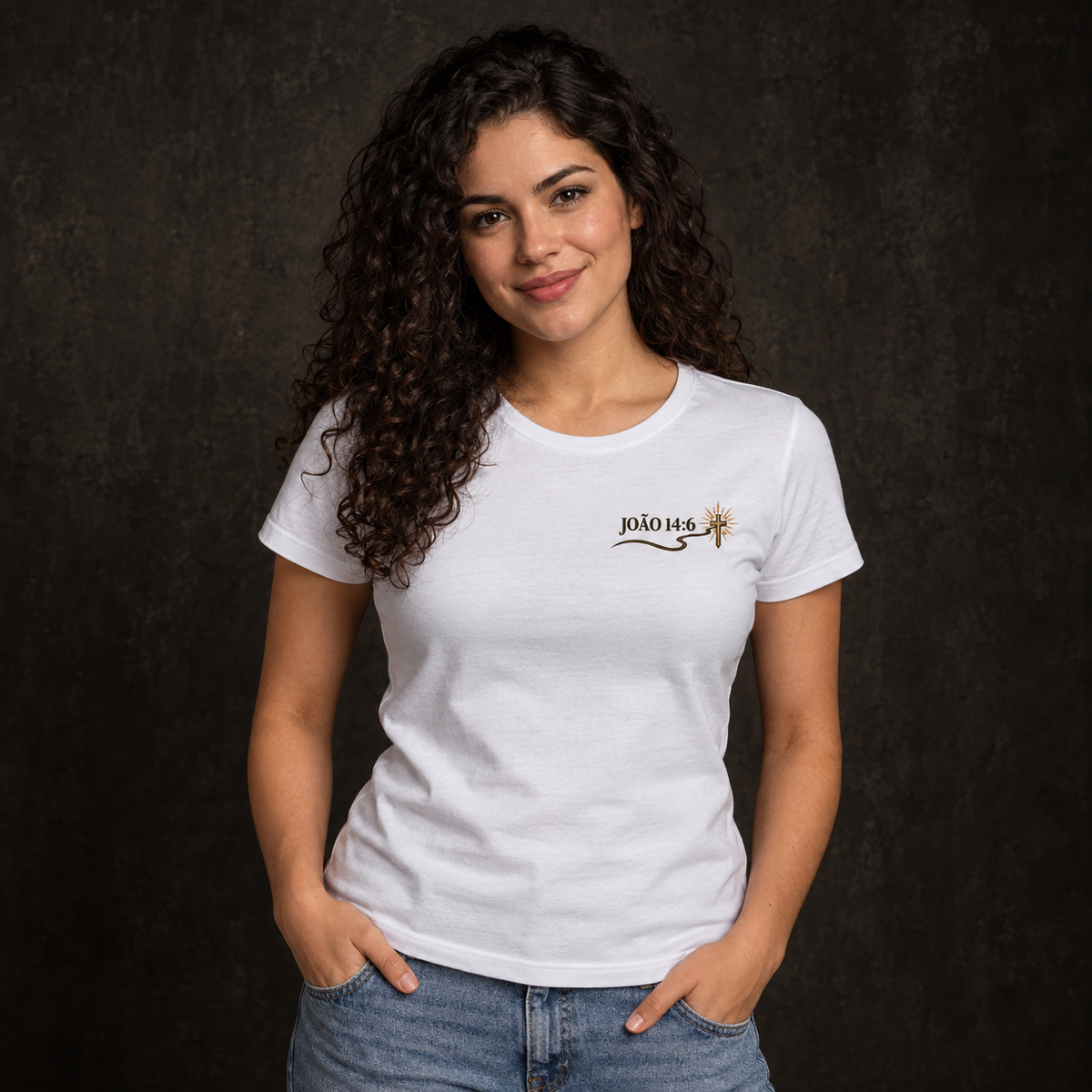 Baby Look cristã O Caminho, a Verdade e a Vida — João 14:6