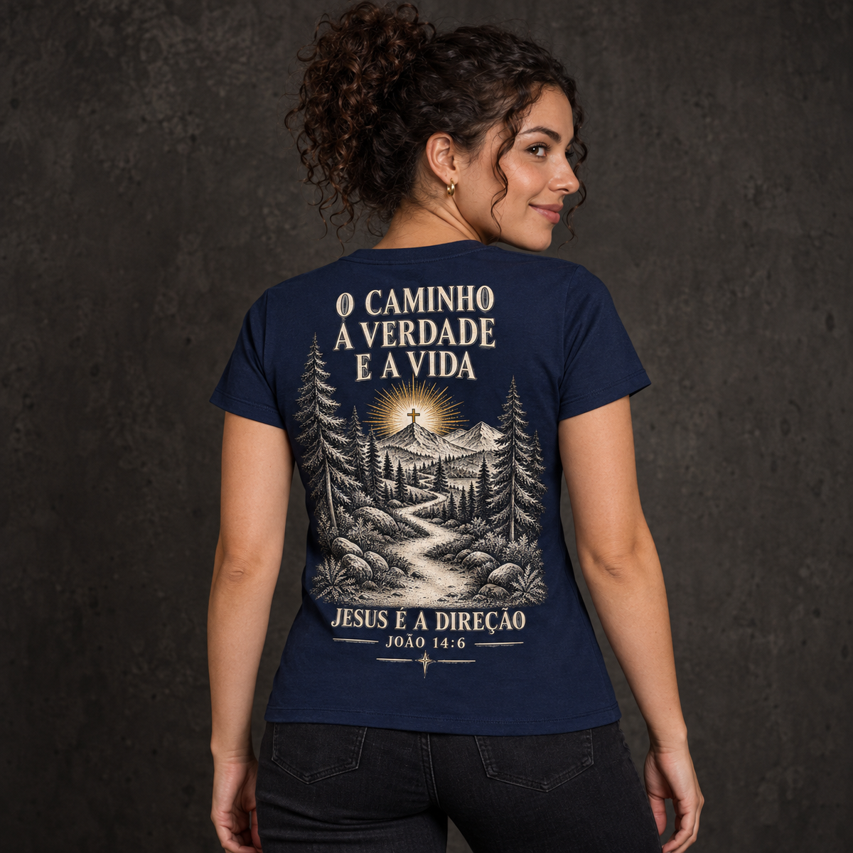 Baby Look cristã O Caminho, a Verdade e a Vida — João 14:6