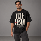 Camiseta Oversized Tetelestai — João 19:30 — Oversized Cotton unissex, visual 1 de 3