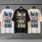 Camiseta Oversized O Processo — Oversized Cotton unissex, visual 3 de 3