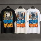 Camiseta Oversized Esperança — Oversized Cotton unissex, visual 3 de 3