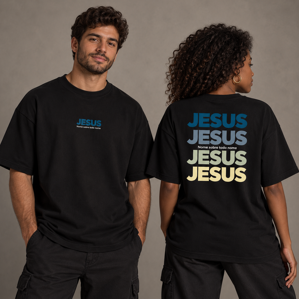 Camiseta Oversized Jesus
