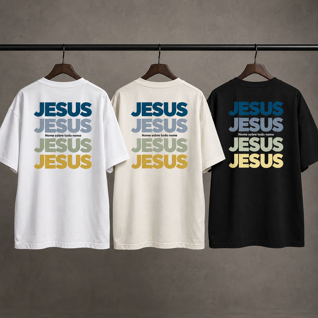 Camiseta Oversized Jesus