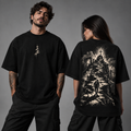 Camiseta Oversized Caminho da Cruz — Oversized Cotton unissex, visual 1 de 4