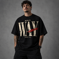 Camiseta Oversized HOLY WAY — João 14:6 — Oversized Cotton unissex, visual 4 de 4