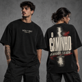 Camiseta Oversized O Caminho, a Verdade e a Vida — João 14:6 — Oversized Cotton unissex, visual 1 de 3