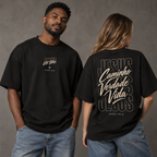 Camiseta Oversized O Caminho, a Verdade e a Vida — João 14:6 — Oversized Cotton unissex, visual 2 de 3