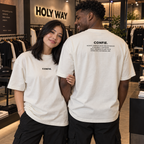 Camiseta Oversized Confie — Oversized Cotton unissex, visual 1 de 3
