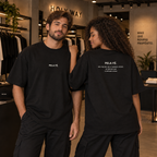 Camiseta Oversized Pela Fé — 2 Coríntios 5:7 — Oversized Cotton unissex, visual 2 de 4