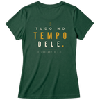 Baby Look Tudo no Tempo Dele — Eclesiastes 3:11 — Baby Look Classic feminina, estampa costas, visual 4 de 8