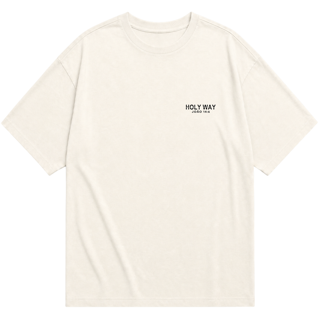 Camiseta Oversized O Caminho, a Verdade, a Vida
